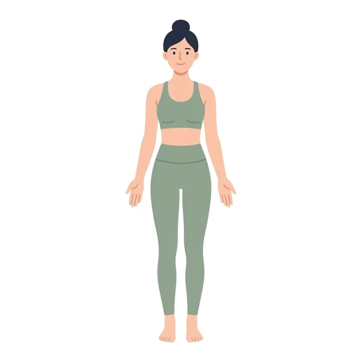 Mountain Pose illustration