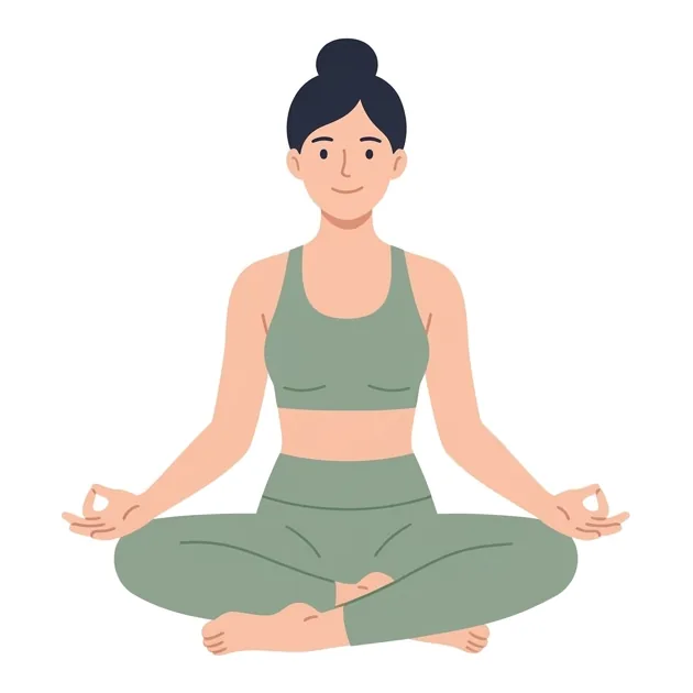 Easy Pose illustration