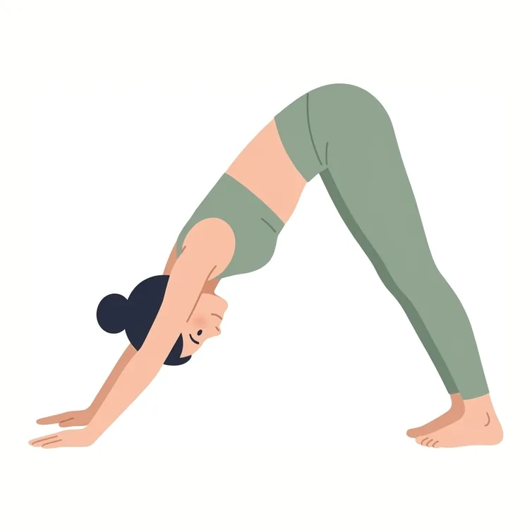Downward Dog illustration