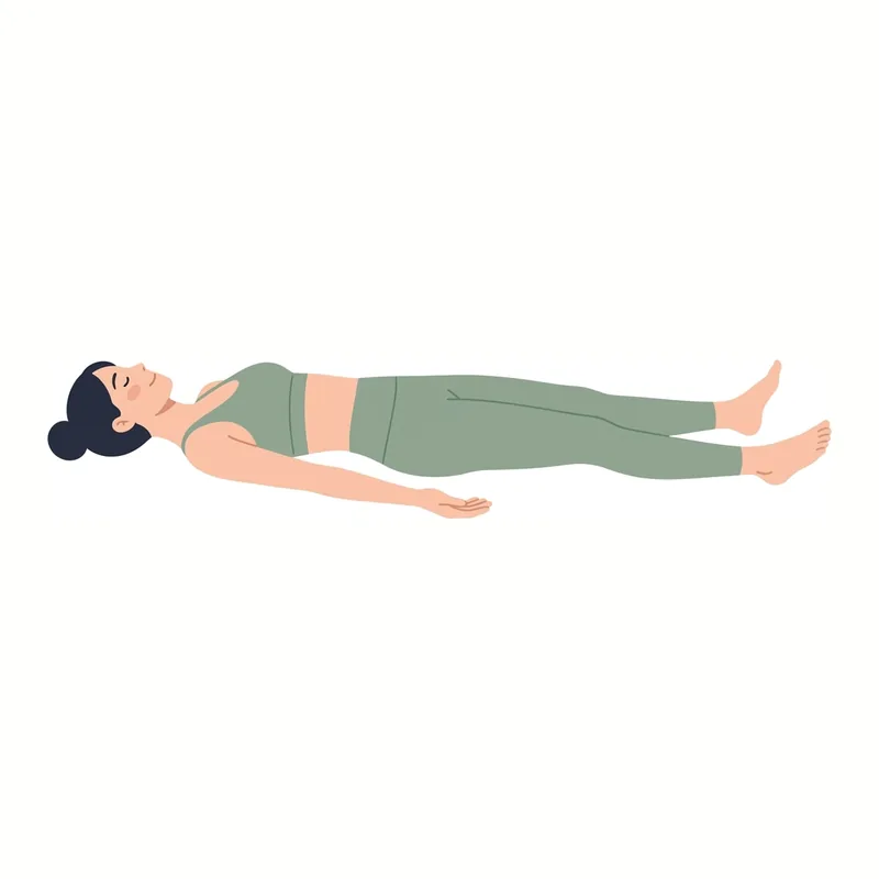 Corpse Pose illustration